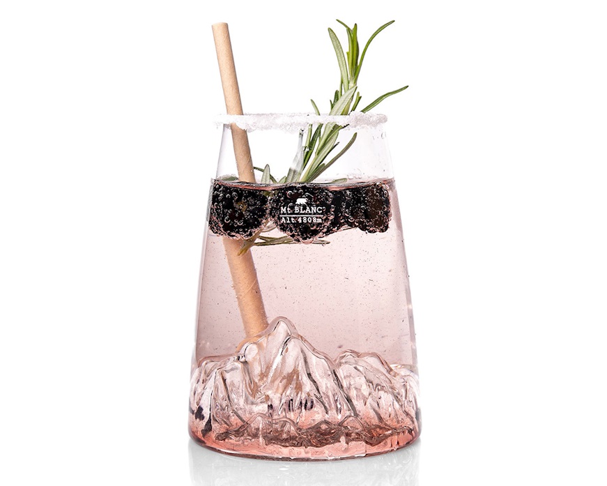 Bicchiere long drink Topographic Monte Bianco Alaskan Maker
