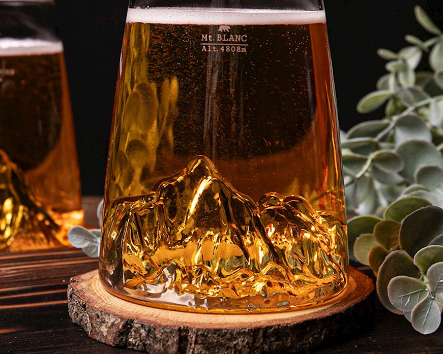 Bicchiere long drink Topographic Monte Bianco Alaskan Maker