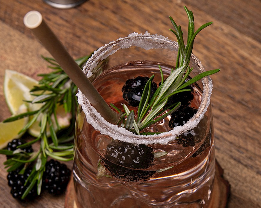 Bicchiere long drink Topographic Monte Bianco Alaskan Maker