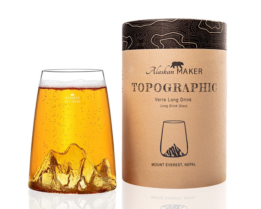 Bicchiere long drink Topographic Everest Alaskan Maker
