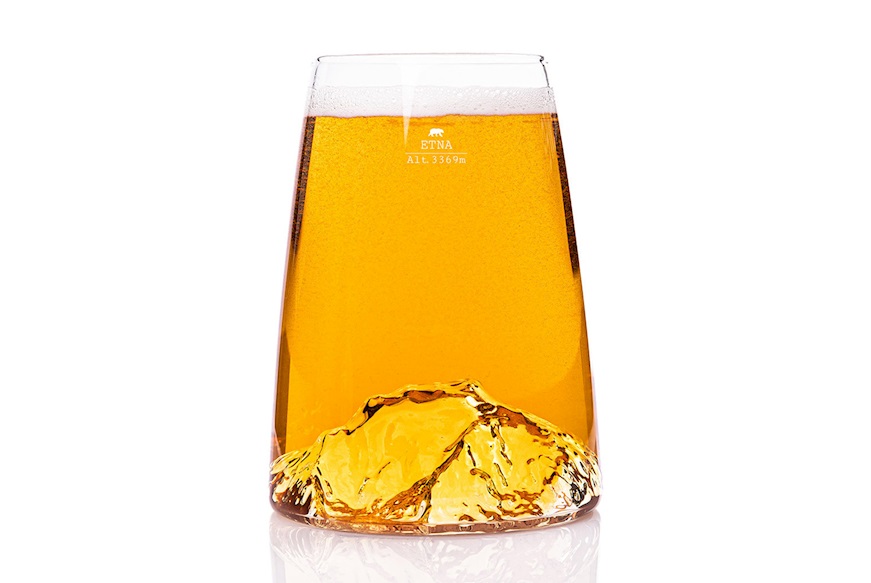 Long Drink Glass Topographic Etna Alaskan Maker