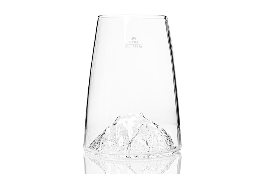 Long Drink Glass Topographic Etna Alaskan Maker