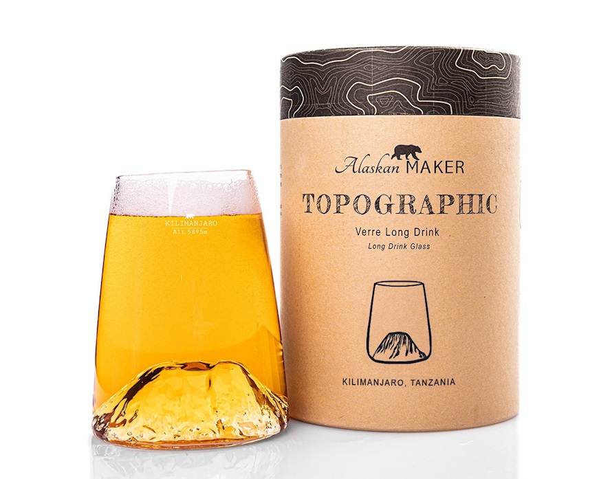 Bicchiere long drink Topographic Kilimanjaro Alaskan Maker