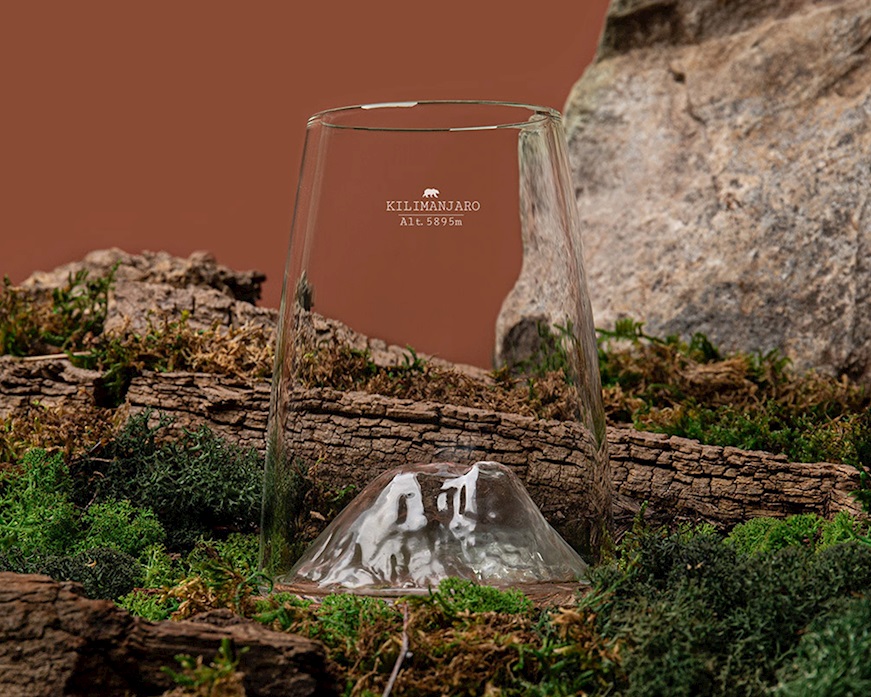 Bicchiere long drink Topographic Kilimanjaro Alaskan Maker