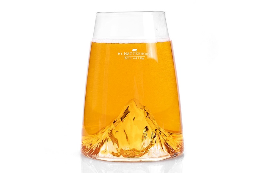 Long Drink Glass Topographic Cervino Alaskan Maker