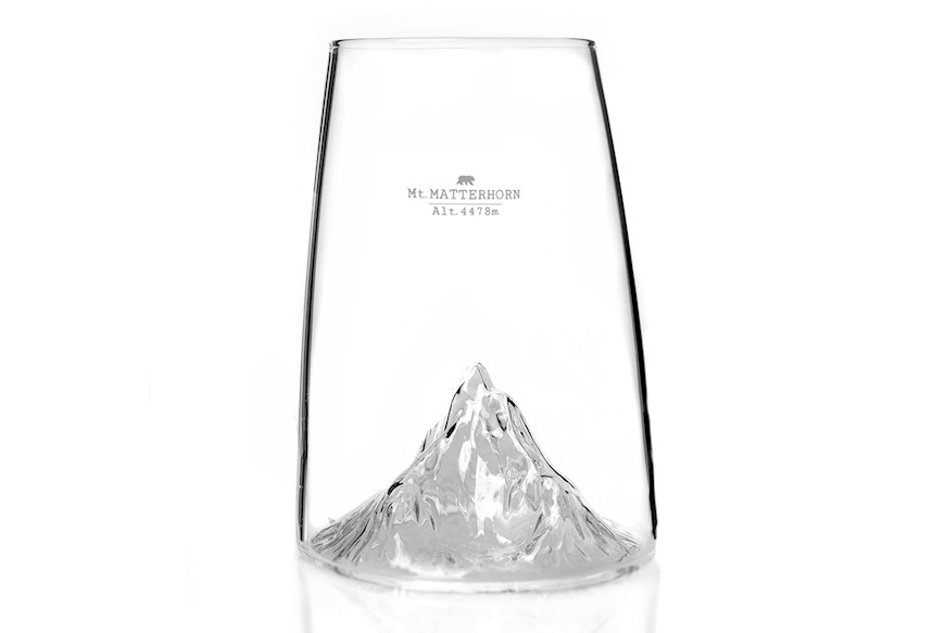 Long Drink Glass Topographic Cervino Alaskan Maker