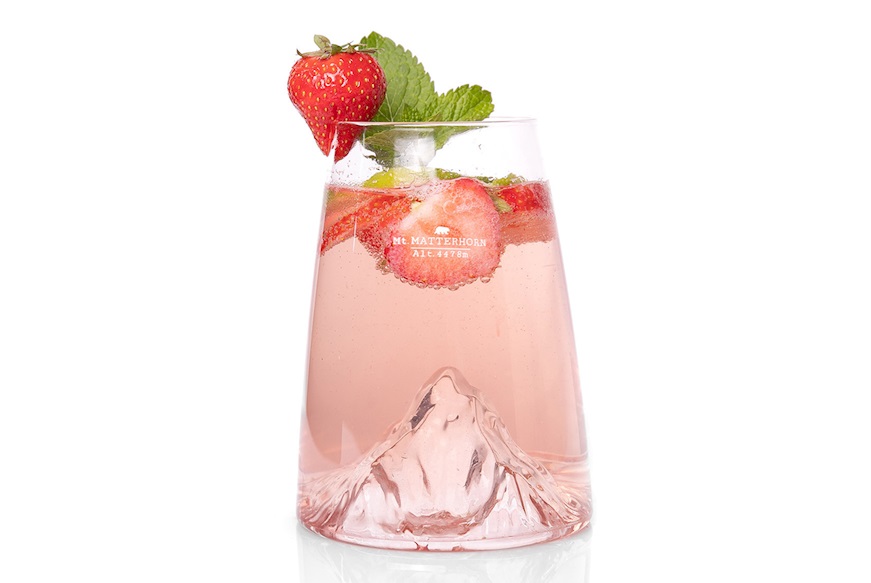 Long Drink Glass Topographic Cervino Alaskan Maker