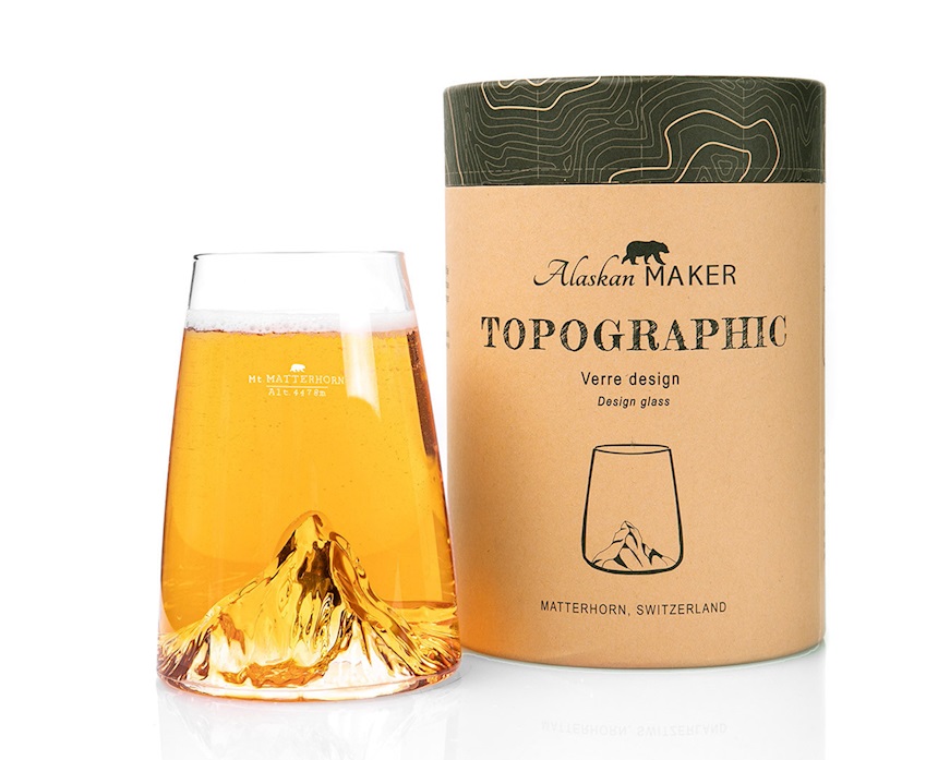 Bicchiere long drink Topographic Cervino Alaskan Maker