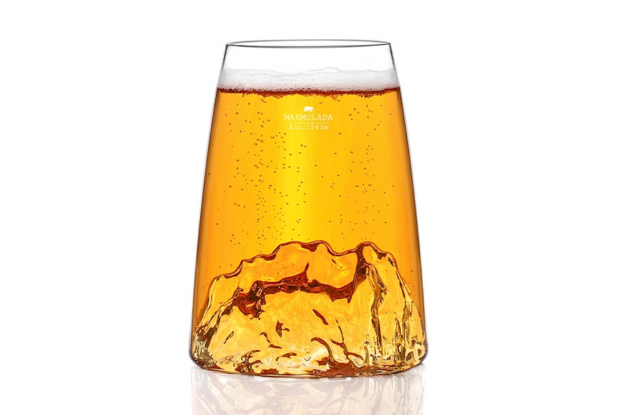 Long Drink Glass Topographic Marmolada Alaskan Maker