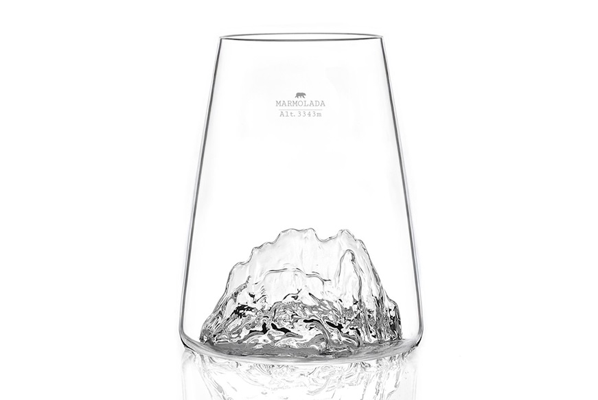 Long Drink Glass Topographic Marmolada Alaskan Maker