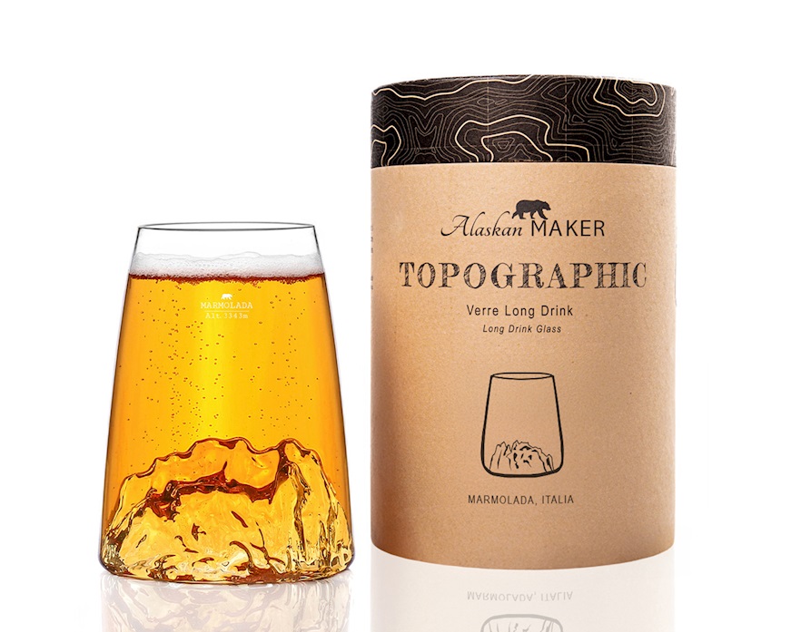 Bicchiere long drink Topographic Marmolada Alaskan Maker