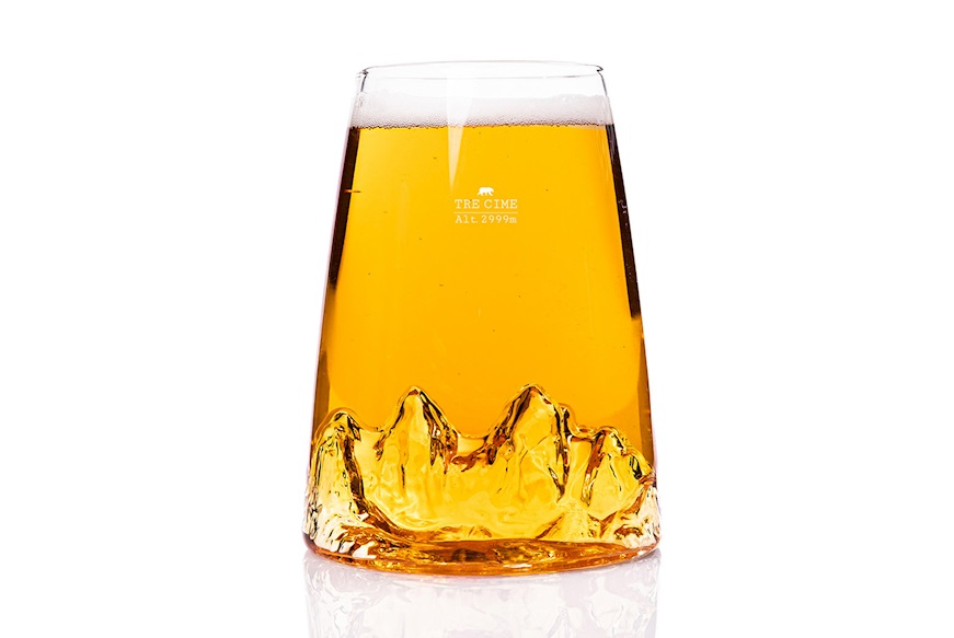 Long Drink Glass Topographic Tre Cime Alaskan Maker