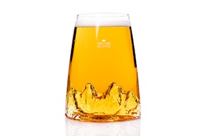 Long Drink Glass Topographic Tre Cime Alaskan Maker