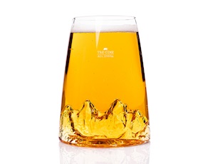 Long drink glass Topographic Tre Cime Alaskan Maker