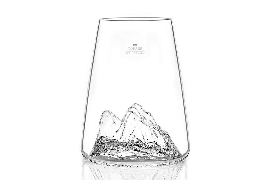 Long Drink Glass Topographic Tofane Alaskan Maker