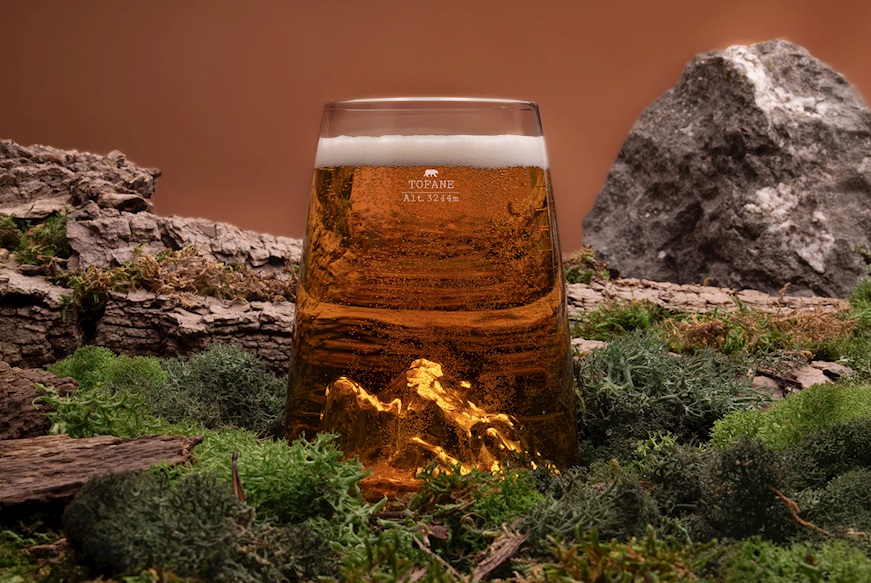 Long Drink Glass Topographic Tofane Alaskan Maker