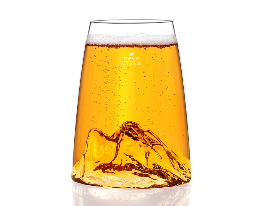Long drink glass Topographic Tofane Alaskan Maker