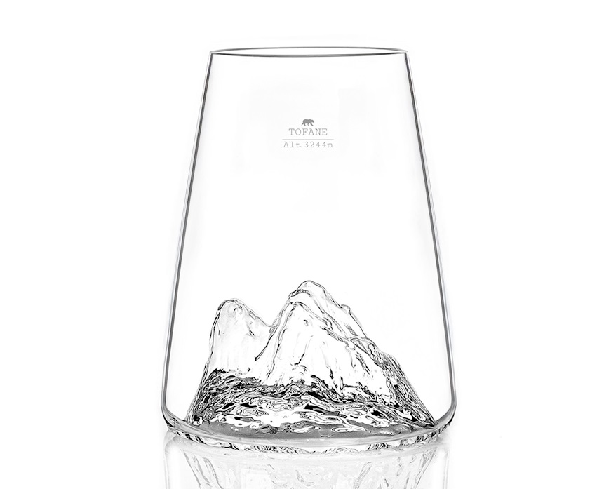 Long drink glass Topographic Tofane Alaskan Maker