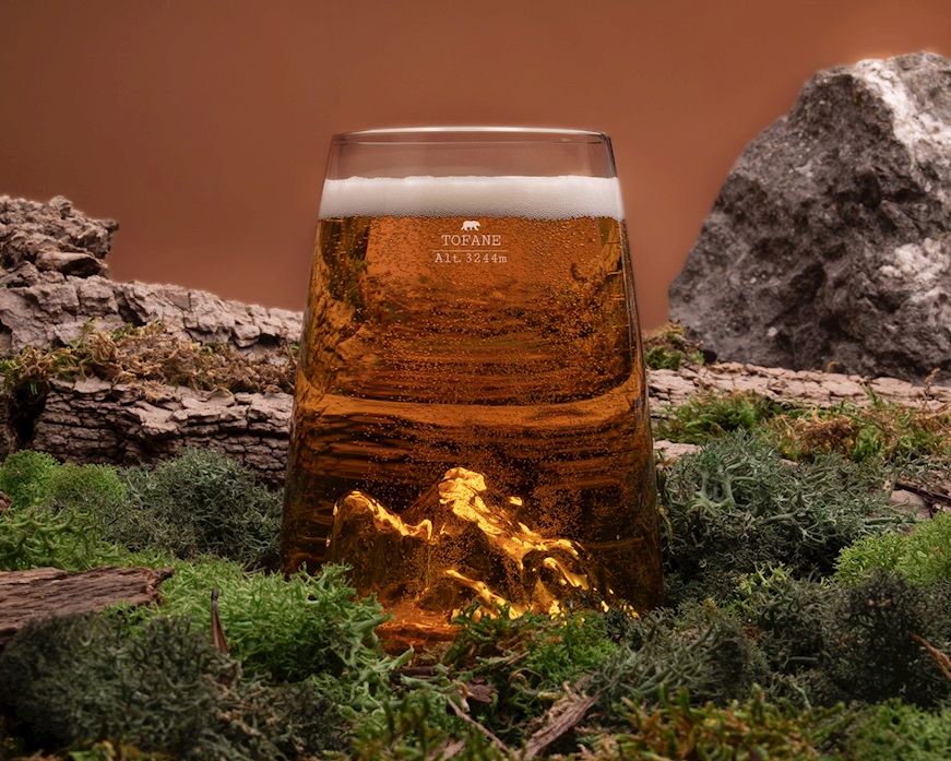 Long drink glass Topographic Tofane Alaskan Maker