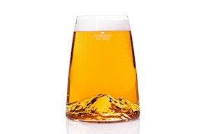 Long Drink Glass Topographic Vesuvio Alaskan Maker