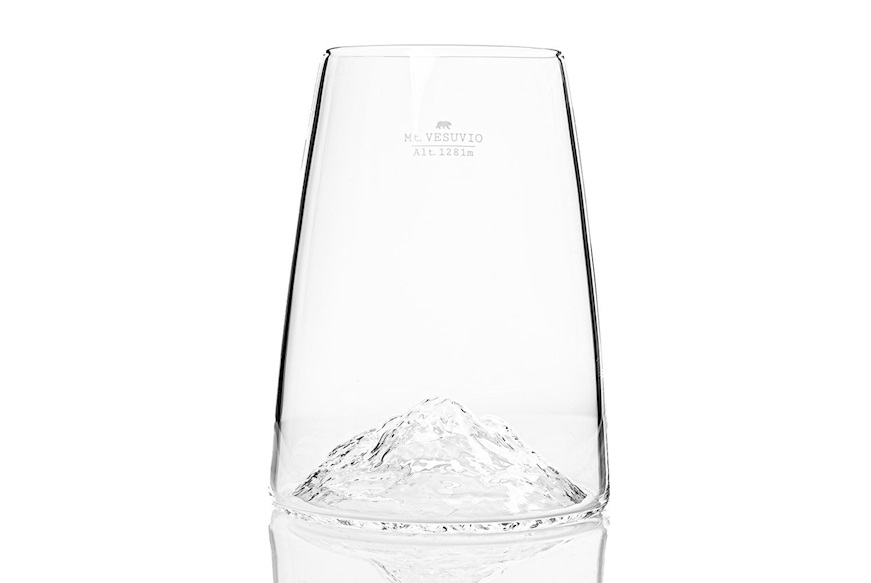 Long Drink Glass Topographic Vesuvio Alaskan Maker