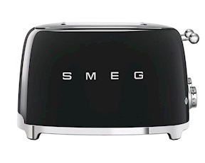 Toaster 4 slices black Smeg