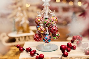 Christmas gift Colorful silver star tre Selezione Zanolli