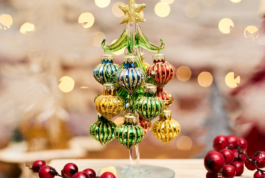 Christmas gift Colorful gold star tree Selezione Zanolli