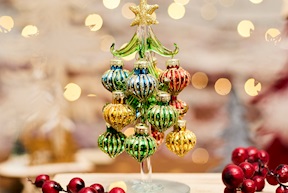 Christmas gift Colorful gold star tree Selezione Zanolli