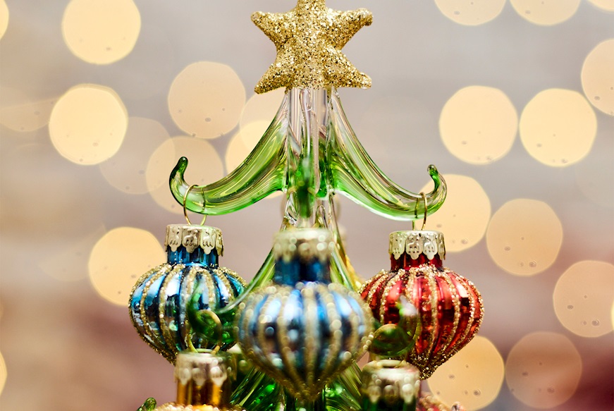 Christmas gift Colorful gold star tree Selezione Zanolli