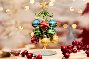 Christmas gift Colorful gold star tree Selezione Zanolli