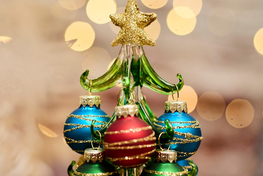 Christmas gift Colorful gold star tree Selezione Zanolli