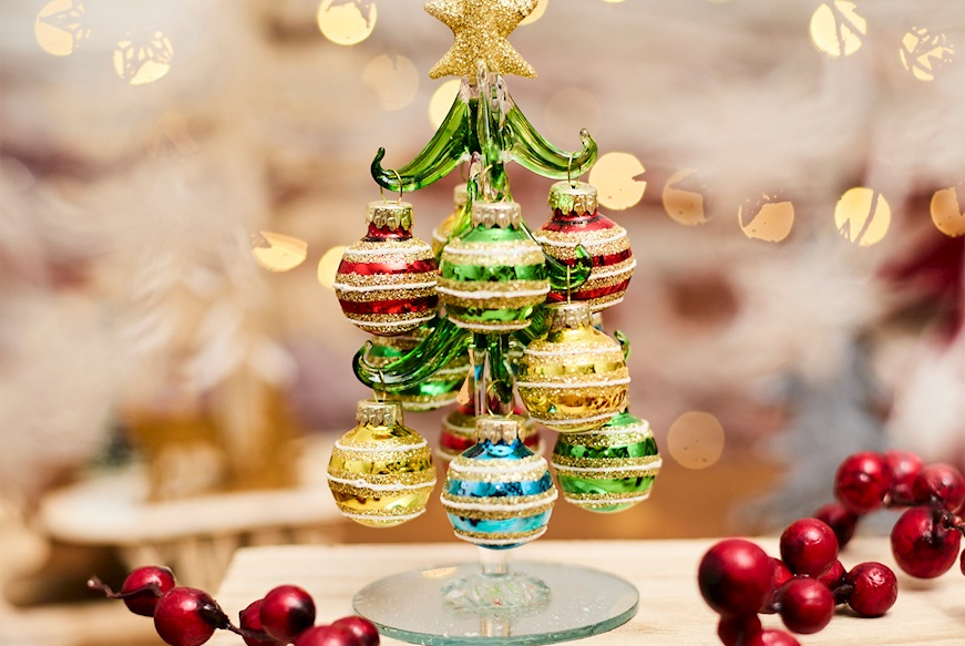 Christmas gift Colorful gold star tree Selezione Zanolli