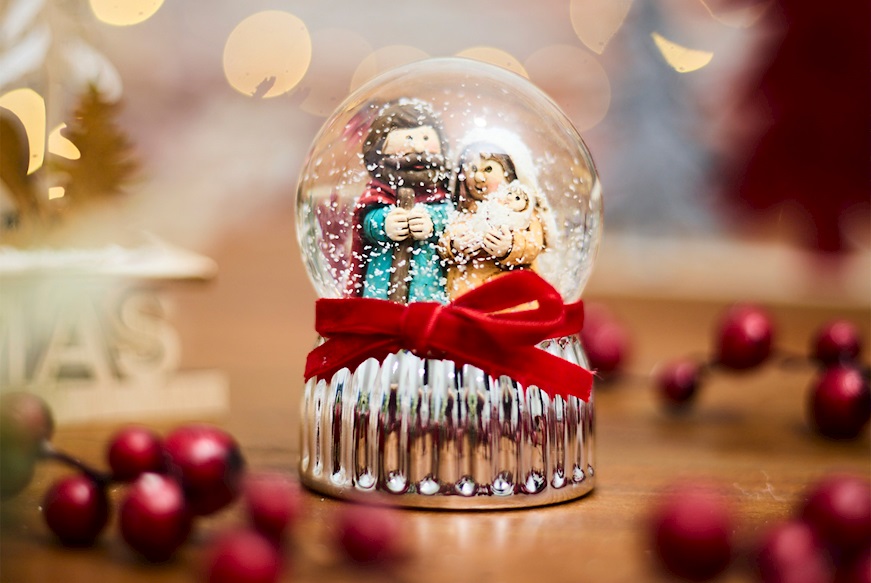 Christmas gift Boule de Neige Nativity Scene Selezione Zanolli