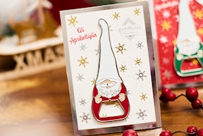 Idea regalo Natale Apribottiglia Gnomo verde Selezione Zanolli
