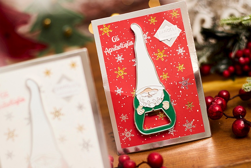Christmas gift Bottle Opener Gnome red Selezione Zanolli