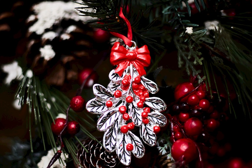 Christmas gift Mistletoe red Selezione Zanolli
