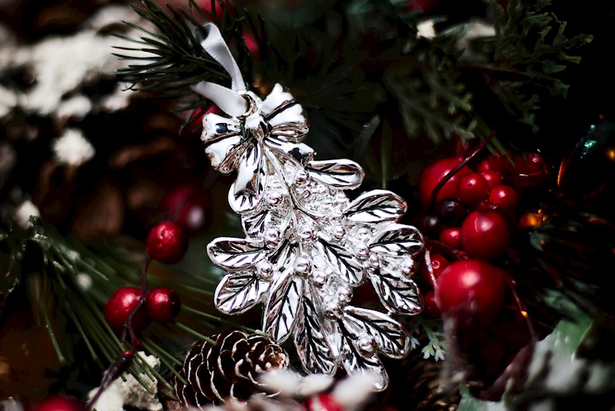 Christmas gift Mistletoe silver Selezione Zanolli