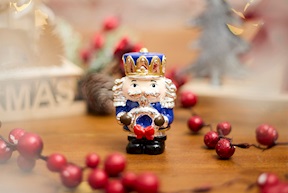 Christmas gift Toy soldier with laurel Selezione Zanolli