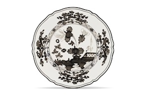 Charger plate Oriente Italiano Albus porcelain Richard Ginori
