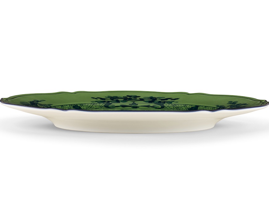 Charger plate Oriente Italiano Malachi porcelain Richard Ginori