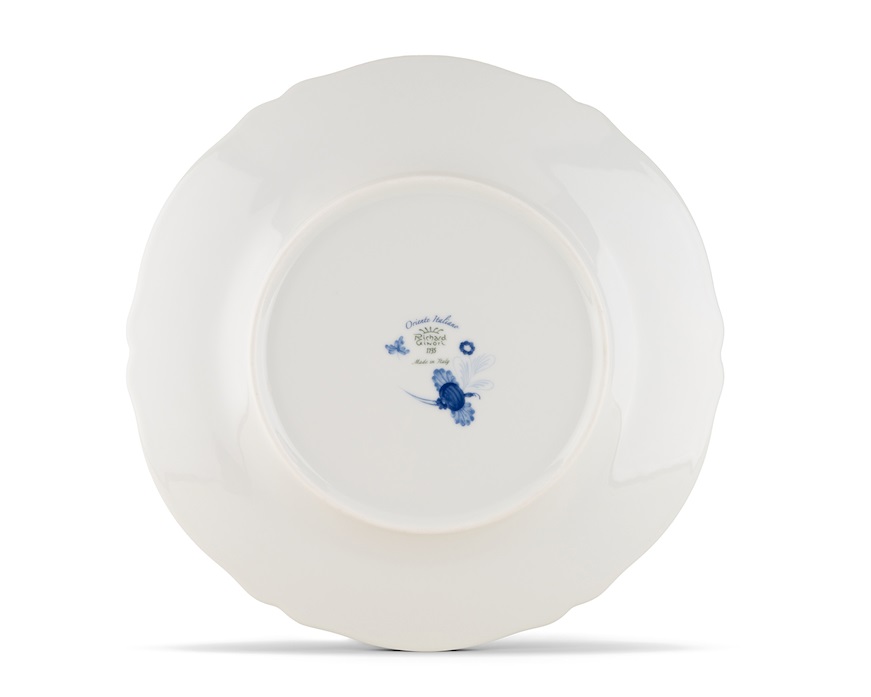 Charger plate Oriente Italiano Malachi porcelain Richard Ginori