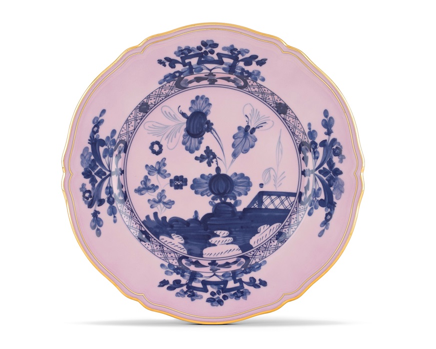 Charger plate Oriente Italiano Azalea porcelain Richard Ginori