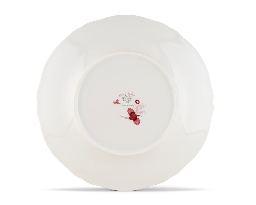 Charger plate Oriente Italiano Porpora porcelain Richard Ginori