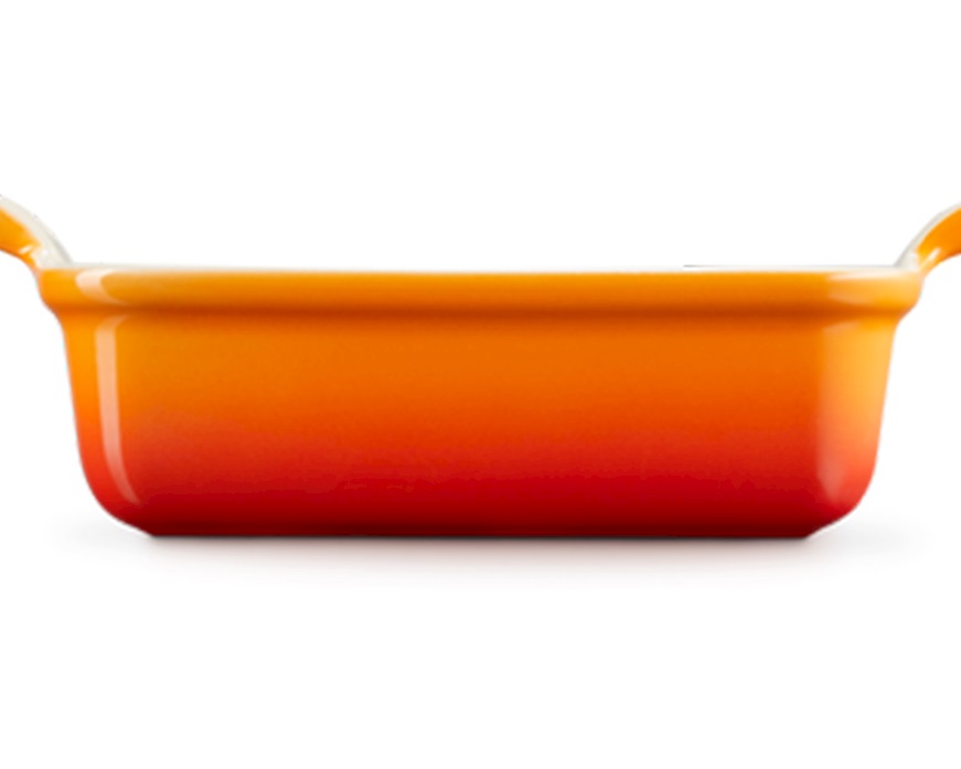 Pirofila rettangolare Tradition gres arancio Le Creuset