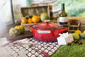 Cocotte ovale Evolution ghisa ciliegia Le Creuset