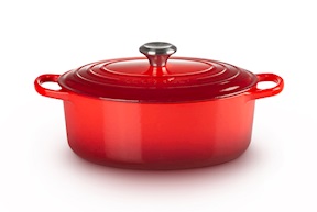 Cocotte ovale Evolution ghisa ciliegia Le Creuset