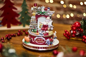 Idea regalo Natale Giostra musicale Babbo Natale Selezione Zanolli