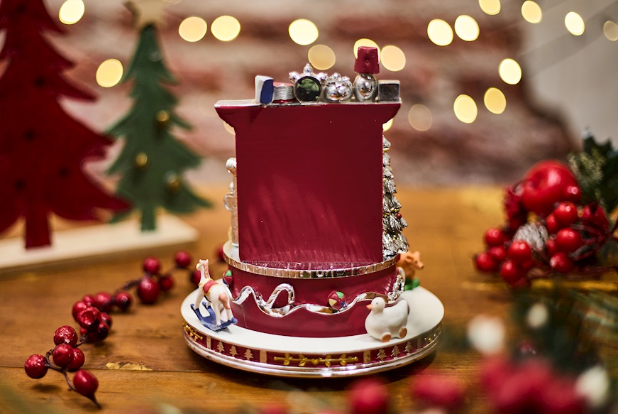 Idea regalo Natale Giostra musicale Babbo Natale Selezione Zanolli