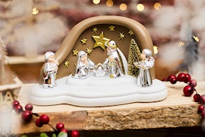 Christmas gift Nativity Scene and Comet with LED light Selezione Zanolli